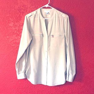 Nude/Tan Calvin Klein Long Sleeve Top